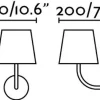 Applique pour extérieur en aluminium blanc Toc - Faro Barcelona