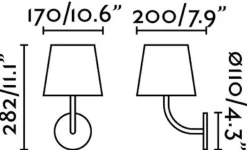 Applique pour extérieur en aluminium blanc Toc - Faro Barcelona