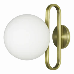 Applique pour salle de bain dorée M Cime IP44 - ENOstudio