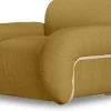 Arc Lounge Fauteuil Encadrement Sand Linen Burnt Ochre - HKLIVING