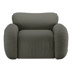 Arc Lounge Fauteuil Frame Ash Linen Army Green - HKLIVING