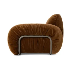 Arc Lounge Fauteuil Frame Ash Royal Velvet Caramel - HKLIVING