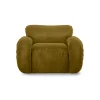 Arc Lounge Fauteuil Frame Ash Royal Velvet Olive - HKLIVING