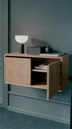 Armoire basse avec portes en chêne 38,4cm - New Works