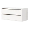 Armoire basse avec tiroirs en bois blanc 38,4cm - New Works