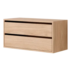Armoire basse avec tiroirs en chêne 38,4cm - New Works