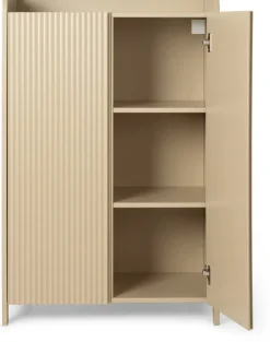 Armoire basse en bois cashmire 70x40x110cm Sill - Ferm Living