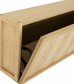 Armoire à chaussures en épi, grand modèle, naturel Hübsch