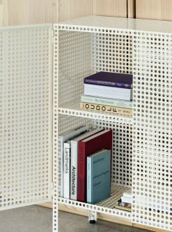 Armoire en acier perforé blanc cassé 89x40x66,5cm - HAY