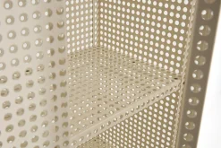 Armoire en acier perforé blanc cassé 89x40x66,5cm - HAY