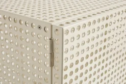 Armoire en acier perforé blanc cassé 89x40x146,5cm - HAY