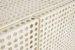 Armoire en acier perforé blanc cassé 89x40x146,5cm - HAY