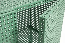 Armoire en acier perforé vert 89x40x66,5cm - HAY