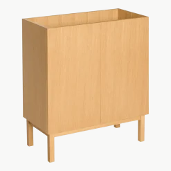 Armoire en bois de chêne naturel 80x40x90cm Ark - Hübsch