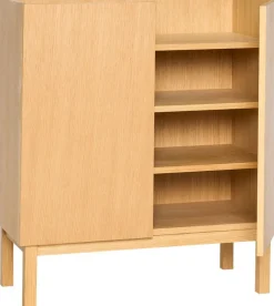 Armoire en bois de chêne naturel 80x40x90cm Ark - Hübsch