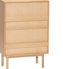 Armoire en bois de chêne naturel 48x34x90cm Forma - Hübsch