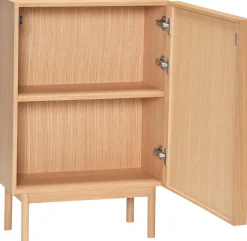 Armoire en bois de chêne naturel 48x34x90cm Forma - Hübsch