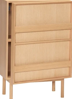 Armoire en bois de chêne naturel 48x34x90cm Forma - Hübsch
