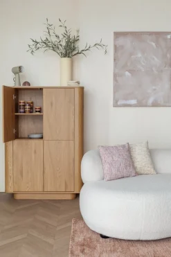 Armoire en bois de chêne 100x40x140cm Oréa - The Cool Republic