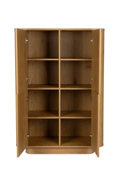 Armoire en bois de chêne 100x40x140cm Oréa - The Cool Republic
