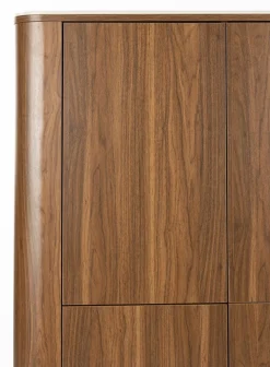 Armoire en bois de noyer 100x40x140cm Oréa - The Cool Republic