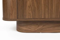 Armoire en bois de noyer 100x40x140cm Oréa - The Cool Republic