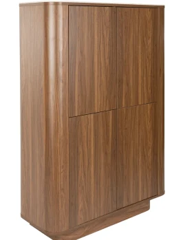 Armoire en bois de noyer 100x40x140cm Oréa - The Cool Republic