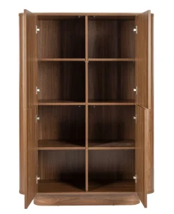Armoire en bois de noyer 100x40x140cm Oréa - The Cool Republic