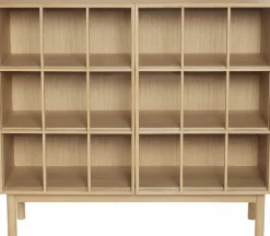Armoire en chêne naturel 100 x 35 cm Shoji - Hübsch