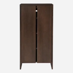 Armoire en placage de chêne foncé 55x30x110cm Parcel - Ferm Living