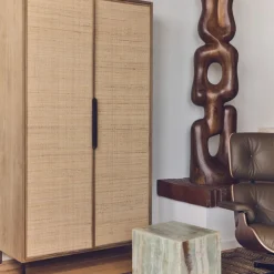 Armoire en rotin Pioneer - HKLIVING