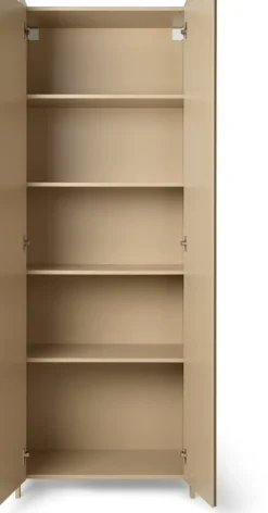Armoire haute en bois cashmire 70x40x200cm Sill - Ferm Living