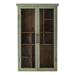 Armoire Hazem Bois de sapin vert - Bloomingville