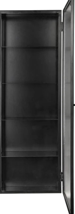 Armoire murale en métal noir 35x100cm Haze - Ferm living