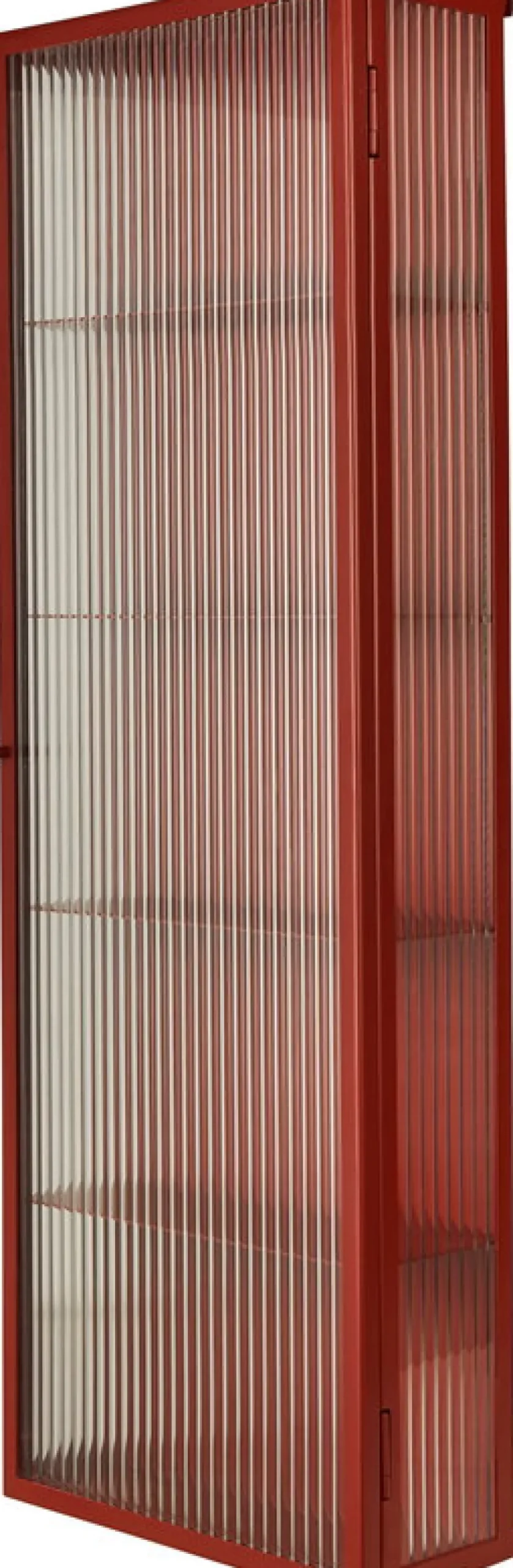 Armoire murale en métal rouge 35x100cm Haze - Ferm living