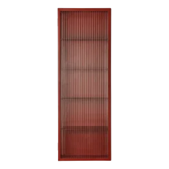Armoire murale en métal rouge 35x100cm Haze - Ferm living