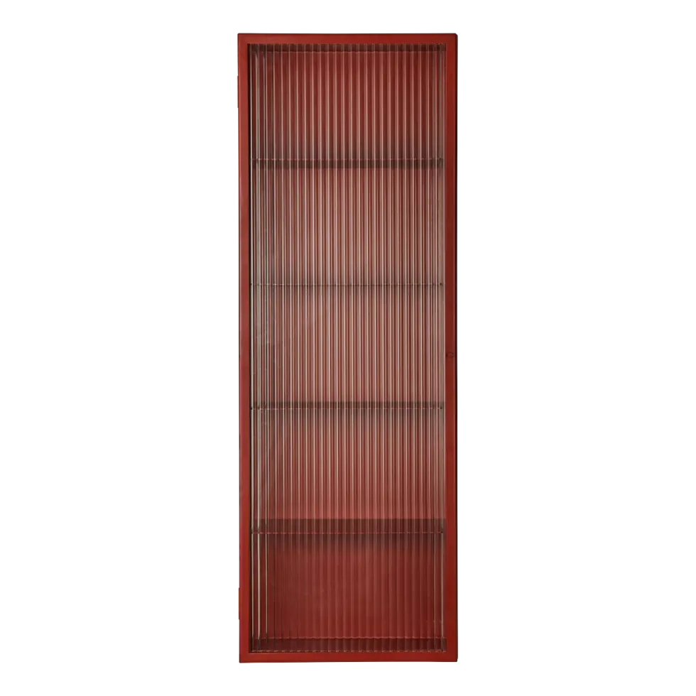 Armoire murale en métal rouge 35x100cm Haze - Ferm living