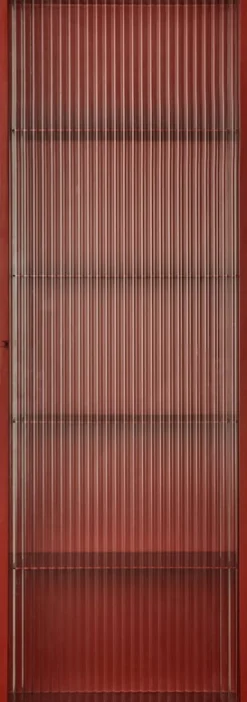 Armoire murale en métal rouge 35x100cm Haze - Ferm living