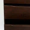 Armoire rectangulaire en bois d'hévéa 45x65x155cm Elroy - Dutchbone
