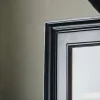 Armoire vitrine en bois noir 76x44x210cm Viva - Nordal