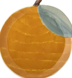 Assiette Agnes Grès Orange - Bloomingville Mini