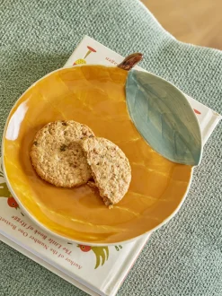 Assiette Agnes Grès Orange - Bloomingville Mini