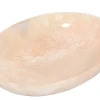Assiette creuse en résine rosé 33,5x25cm Rih - Versmissen