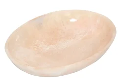 Assiette creuse en résine rosé 33,5x25cm Rih - Versmissen