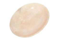 Assiette creuse en résine rosé 33,5x25cm Rih - Versmissen
