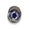 Assiette creuse ovale en grès bleu beige 21x17x6cm Sophia - Serax