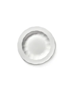 Assiette creuse à pâtes en porcelaine blanche 21,5cm Silhouette - Serax