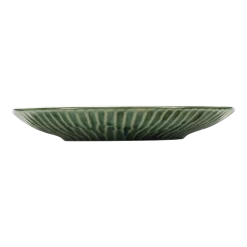 Assiette à diner en céramique verte 22x3cm Lanza - Serax