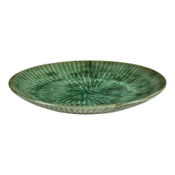 Assiette à diner en céramique verte 27x3cm Lanza - Serax