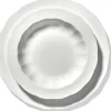 Assiette à diner en porcelaine blanche 26cm Silhouette - Serax